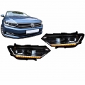 Μπροστινά Φανάρια Set Για Vw Passat B8 15+ DRL Led Matrix &amp;amp; Led Signal Dynamic R-Line Look Full Led Με Μοτέρ Carner - Headlights - Xenon - Bulbs